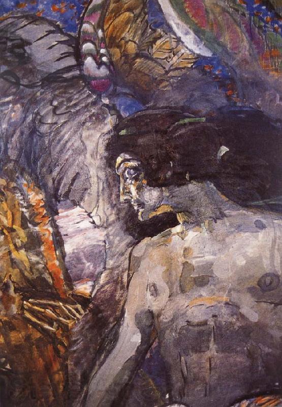 Mikhail Vrubel Foreknow Germany oil painting art
